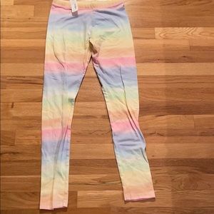 🎉HP 4/7🎉Gymboree XL 14 Pastel Rainbow Leggings